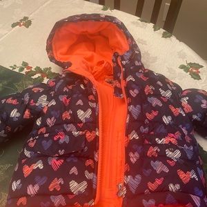 Toddler girls Osh Kosh puffer jacket and snowsuit